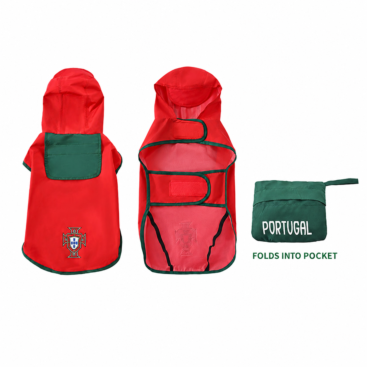 Portugal FPF Pet Raincoat